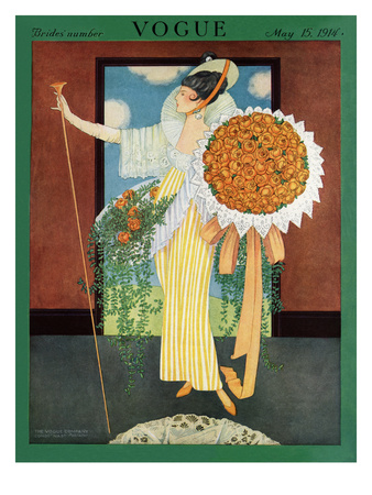 Vogue Cover - May 1914 by George Wolfe Plank Pricing Limited Edition Print image