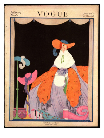 Vogue Cover - September 1916 by Helen Dryden Pricing Limited Edition Print image