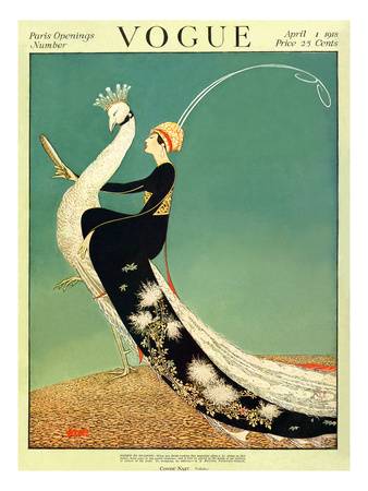 Vogue Cover - April 1918 by George Wolfe Plank Pricing Limited Edition Print image