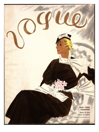 Vogue Cover - July 1933 by R.S. Grafstrom Pricing Limited Edition Print image
