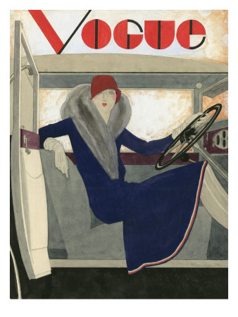 Vogue - March 1929 by Pierre Mourgue Pricing Limited Edition Print image