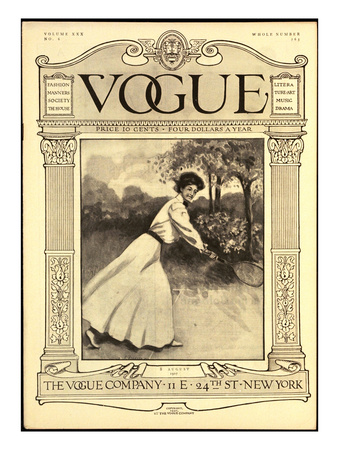 Vogue Cover - August 1907 by C. Freeman Pricing Limited Edition Print image