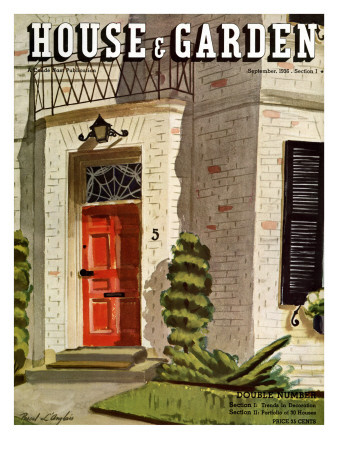 House & Garden Cover - September 1936 by Pascal L'anglais Pricing Limited Edition Print image
