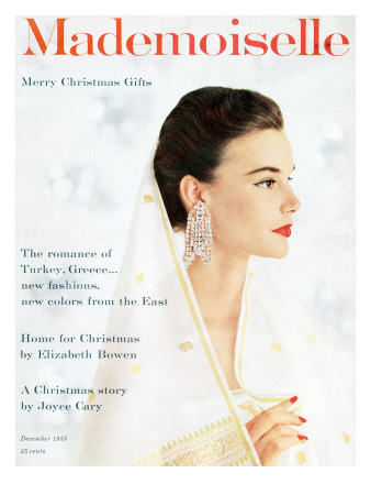 Mademoiselle Cover - December 1955 by Mark Shaw Pricing Limited Edition Print image