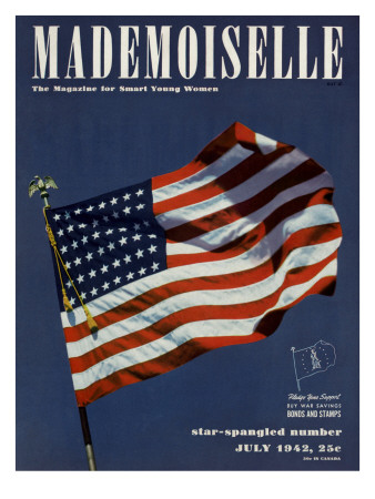 Mademoiselle Cover - July 1942 by Luis Lemus Pricing Limited Edition Print image