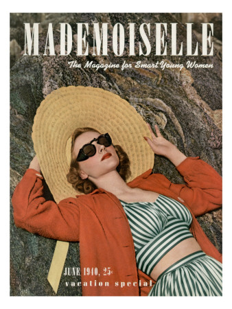 Mademoiselle Cover - June 1940 by Paul D'ome Pricing Limited Edition Print image