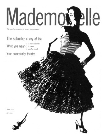 Mademoiselle Cover - June 1952 by Somoroff Pricing Limited Edition Print image