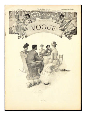 Vogue Cover - April 1903 by Eduardo Garcia Benito Pricing Limited Edition Print image