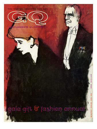 Gq Cover - December 1961 by Harlan Krakovitz Pricing Limited Edition Print image