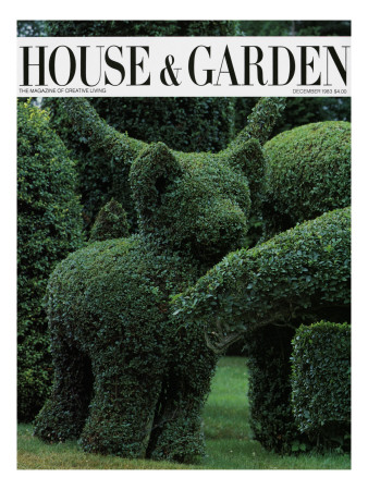 House & Garden Cover - December 1983 by Horst P. Horst Pricing Limited Edition Print image