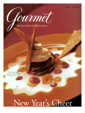 Gourmet Cover - January 1997 by Romulo Yanes Pricing Limited Edition Print image