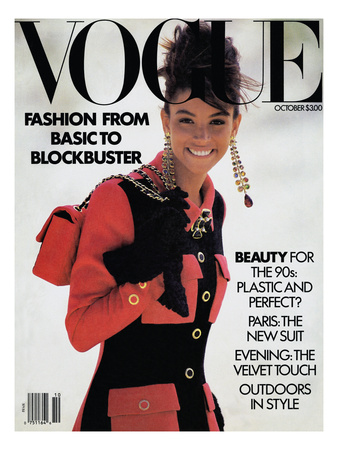 Vogue Cover - October 1989 by Patrick Demarchelier Pricing Limited Edition Print image