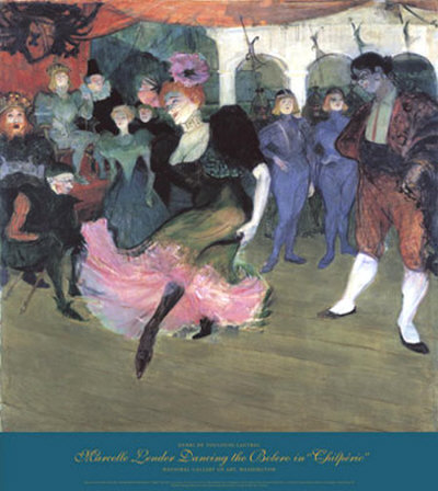 Marcelle Lender Dancing The Bolero In Chilperic, 1895 by Henri De Toulouse-Lautrec Pricing Limited Edition Print image