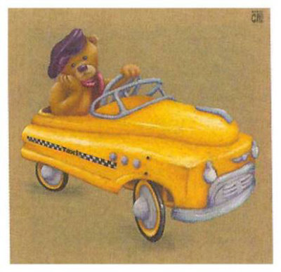 Le Taxi Jaune by Raphaele Goisque Pricing Limited Edition Print image