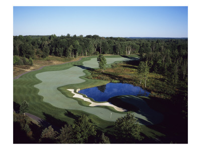 Tullymoor Golf Club, Hole 16 by Stephen Szurlej Pricing Limited Edition Print image