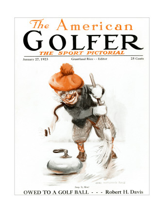The American Golfer January 23, 1923 by James Montgomery Flagg Pricing Limited Edition Print image