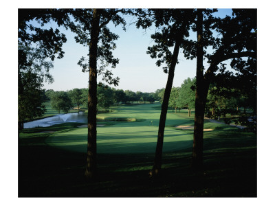 Olympia Fields Country Club North Course, Hole 9 by Stephen Szurlej Pricing Limited Edition Print image