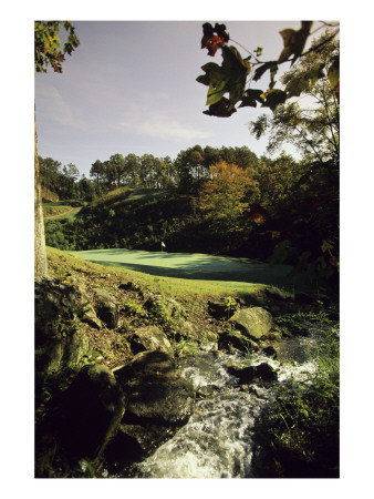 Old Overton Golf Club, Hole 8 by Stephen Szurlej Pricing Limited Edition Print image
