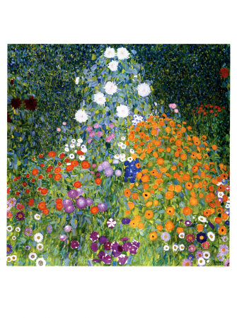 The Flowery Garden, C.1907 by Gustav Klimt Pricing Limited Edition Print image