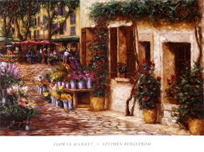 Flower Market by Stephen Bergstrom Pricing Limited Edition Print image