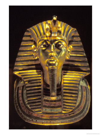 Gold Death Mask, Cairo, Egypt by Claudia Adams Pricing Limited Edition Print image