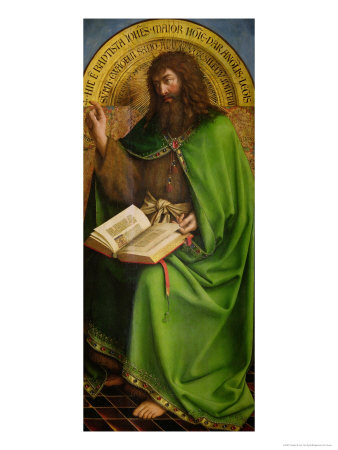 The Ghent Altarpiece, John The Baptist, 1432 by Hubert & Jan Van Eyck Pricing Limited Edition Print image