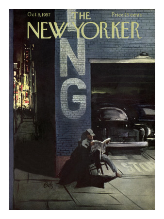 The New Yorker Cover - October 5, 1957 by Arthur Getz Pricing Limited Edition Print image