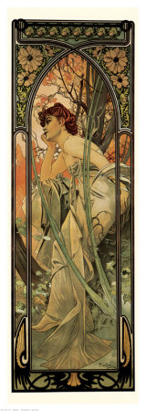 Le Soir by Alphonse Mucha Pricing Limited Edition Print image
