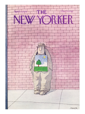 The New Yorker Cover - April 3, 1978 by Jack Ziegler Pricing Limited Edition Print image