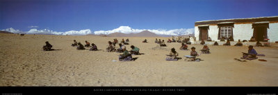 School At Siling Village - Western Tibet by Davide Camisasca Pricing Limited Edition Print image