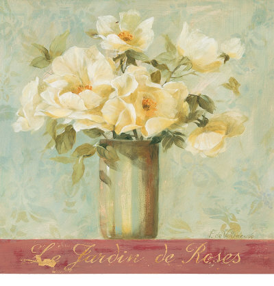 Jardin De Roses by Fabrice De Villeneuve Pricing Limited Edition Print image