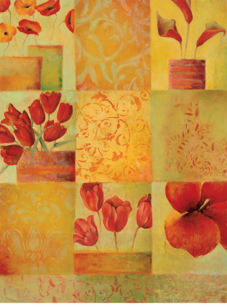 Floral Vignette by Annie Saint Leger Pricing Limited Edition Print image