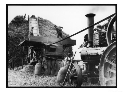 Men Threshing Wheat by Fred Musto Pricing Limited Edition Print image