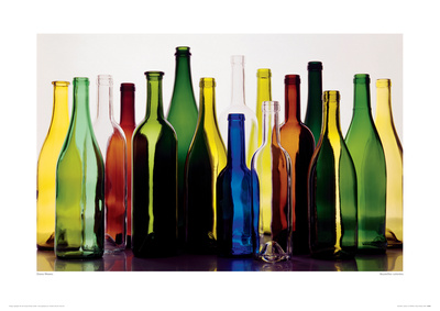 Bouteilles Colorees by Diana Mewes Pricing Limited Edition Print image