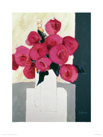 Les Fleurs Roses by Robert Billant Pricing Limited Edition Print image