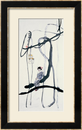 Woman On A Swing by Zui Chen Pricing Limited Edition Print image