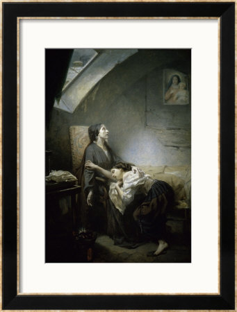 One Family's Unfortune With Suicide by Octave Tassaert Pricing Limited Edition Print image