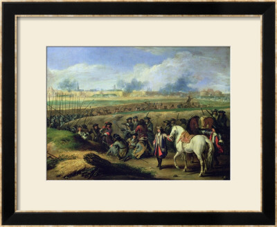 Louis Xiv (1638-1715) At The Siege Of Tournai, 21St June 1667 by Adam Frans Van Der Meulen Pricing Limited Edition Print image