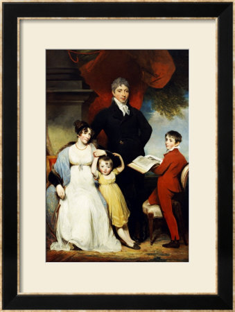 Group Portrait Of The Hudson Family by William Owen Pricing Limited Edition Print image