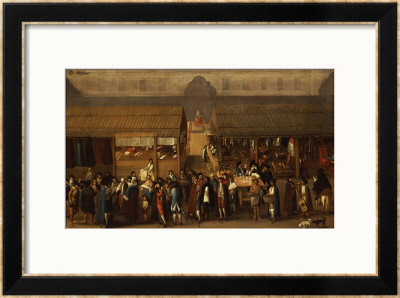 El Parian, Mexican School, 18Th Century by Cristabel De Villalpando Pricing Limited Edition Print image