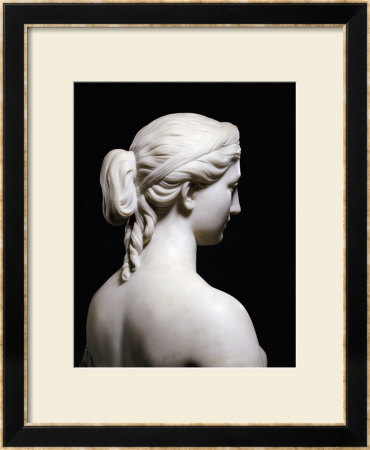 Fine American White Marble Bust Of Proserpine, Hiram Powers, 19Th Century by Hirim Powers Pricing Limited Edition Print image