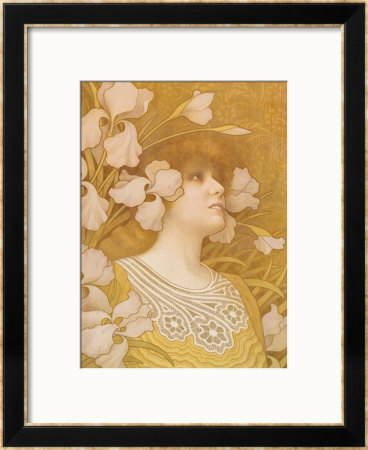 Sarah Bernhardt, 1901 by Paul Berthon Pricing Limited Edition Print image