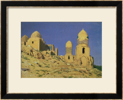 Hazreti Shakh-I-Zindeh Mausoleum In Samarkand, 1869-70 by Nikolai Stepanovich Vereshchagin Pricing Limited Edition Print image