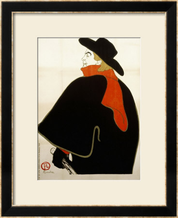 Aristide Bruant Dans Son Cabaret, 1893 by Henri De Toulouse-Lautrec Pricing Limited Edition Print image