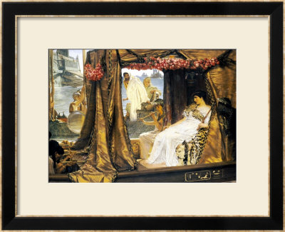 The Meeting Of Anthony And Cleopatra, 41 Bc by Sir Lawrence Alma-Tadema Pricing Limited Edition Print image