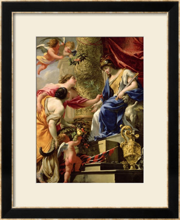 Prudence Leading Peace And Abundance, Circa 1645 by Simon Vouet Pricing Limited Edition Print image