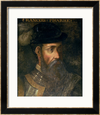 Portrait Of Francisco Pizarro Spanish Conqueror Of Peru by Jean Mosnier Pricing Limited Edition Print image