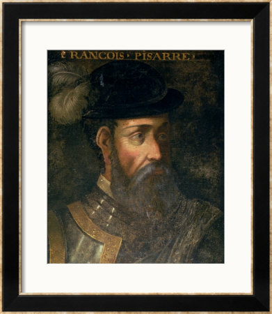 Portrait Of Francisco Pizarro Spanish Conqueror Of Peru by Jean Mosnier Pricing Limited Edition Print image