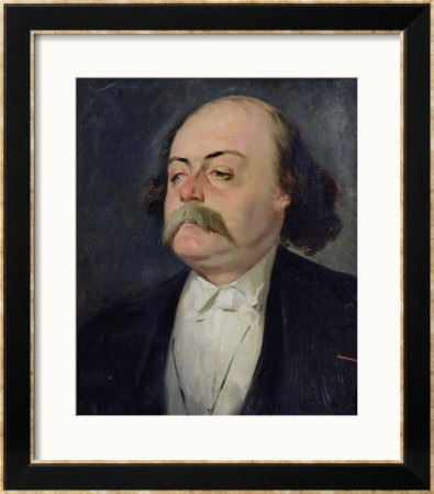 Portrait Of Gustave Flaubert (1821-80) 1868-81 by Eugene Giraud Pricing Limited Edition Print image