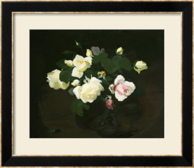 Yellow And Pink Roses by James Stuart Park Pricing Limited Edition Print image
